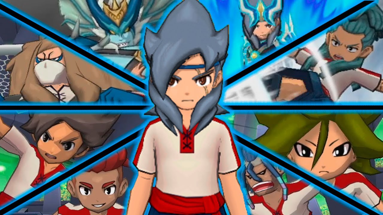 Kaiou Gakuen (Sea King) | All Hissatsu Techniques | Inazuma eleven 3DS