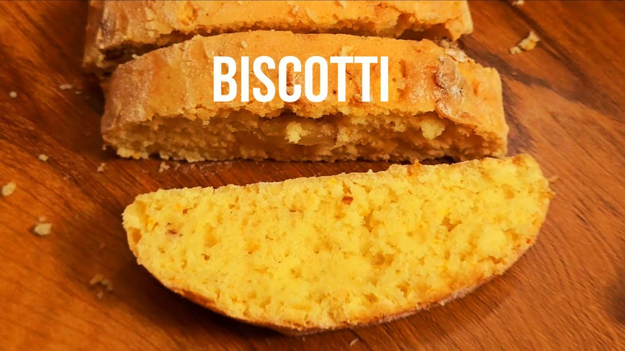 Eggless Orange Biscotti 🍊 | Crunchy Biscotti For Tea & Coffee | Homemade Biscotti Recipe #biscotti