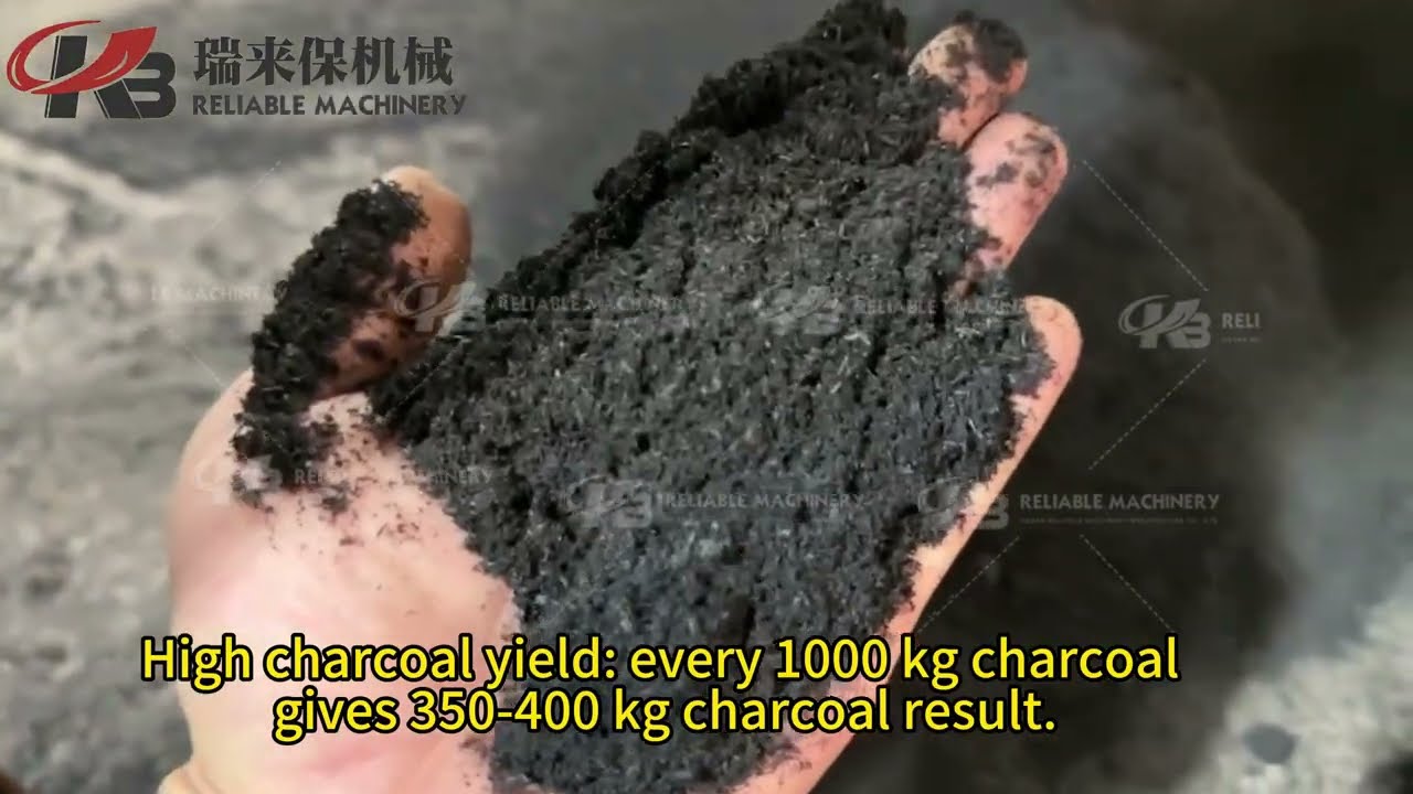 Square Continuous #charcoal make machine
