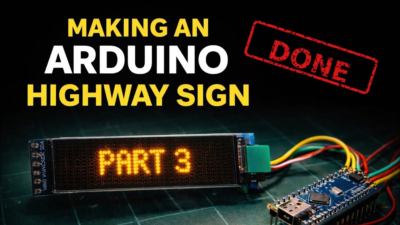Завершение создания дорожного знака на базе Arduino - ЧАСТЬ 3