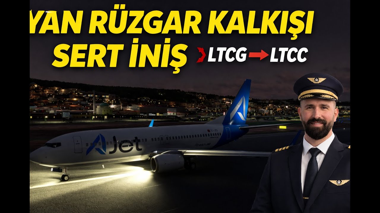 Trabzon → Diyarbakır Uçuşu | Yan Rüzgarda Kalkış + Sert İniş! | MSFS 2020 vAMSYS #msfs2020 #ajet