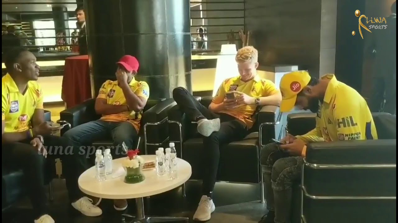 DJ bravo singing a song... rayudu...