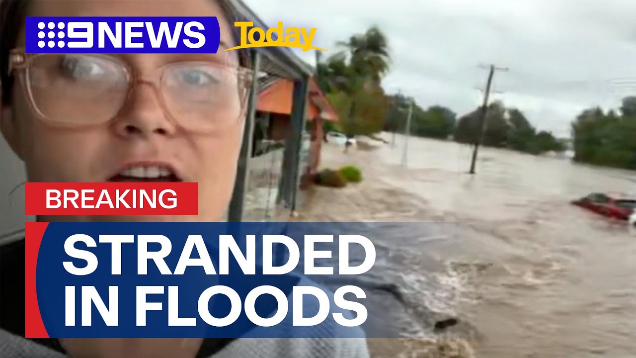 'We really need to get rescued': NSW residents stranded in floods | 9 News Australia