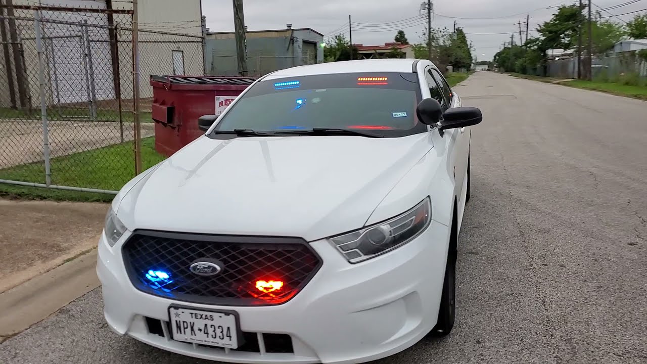 Ford PIS Feniex Police Lights by EFS Houston Emergency Fleet Service