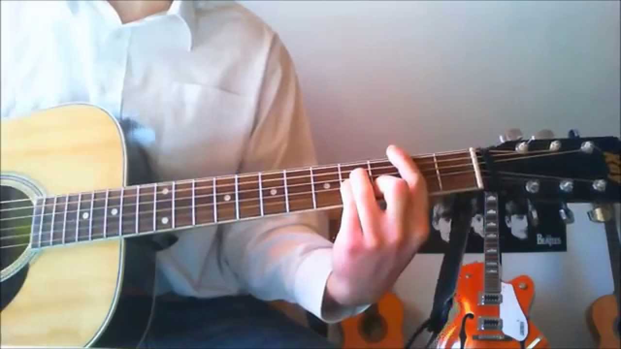 The Beatles - I'll Be Back Rhythm Tutorial & Cover with Tabs