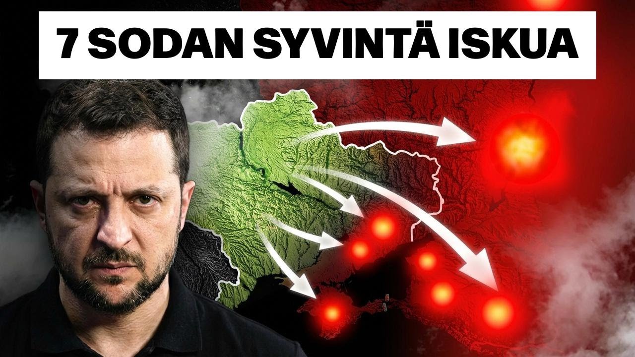 7 kertaa Ukraina iski syvälle Putinin selustaan
