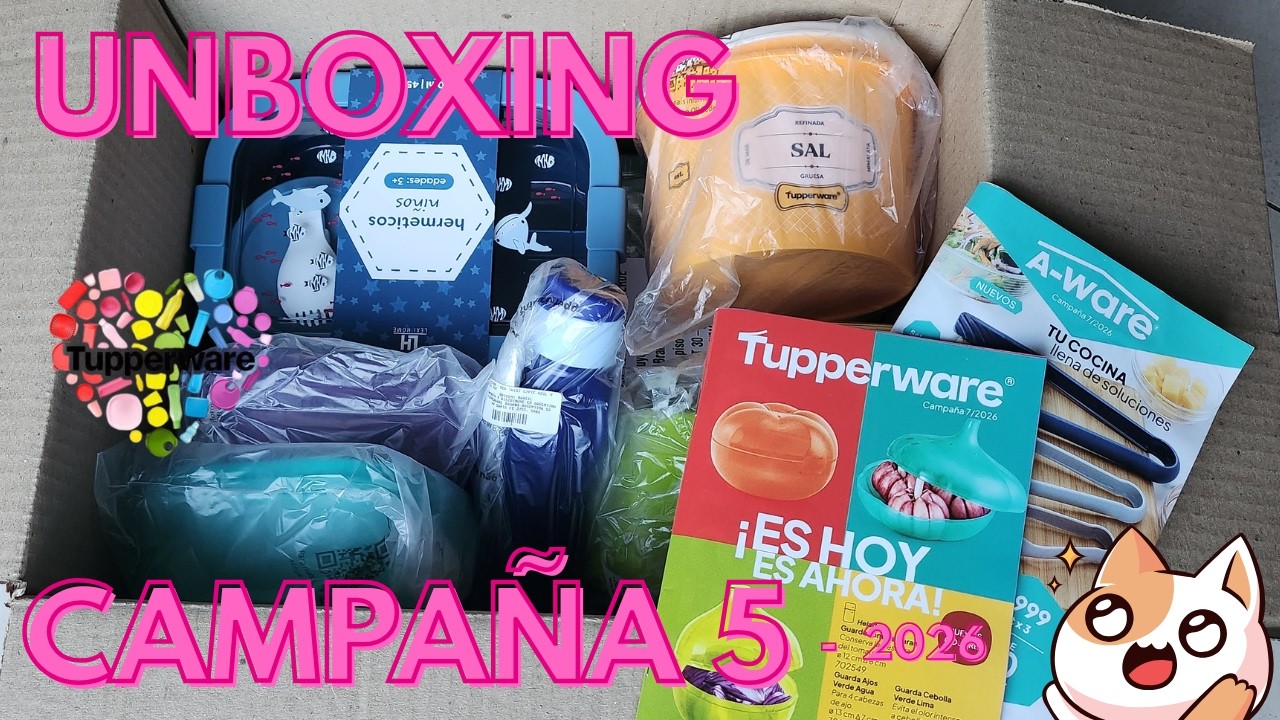 Unboxing Tupperware Campaña 5 - 2026