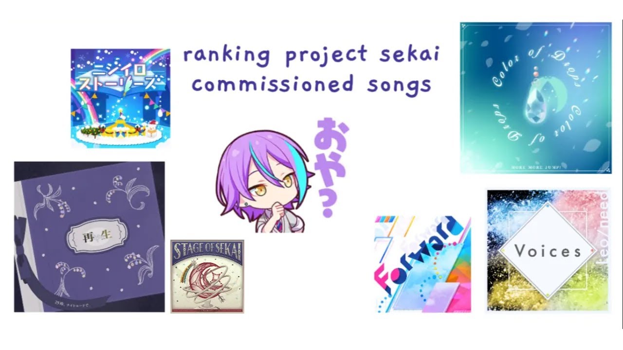 ranking project sekai commissioned songs ☾