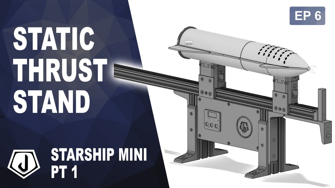 STARSHIP MINI PT 1 : THRUST STAND & STATIC FIRE TEST