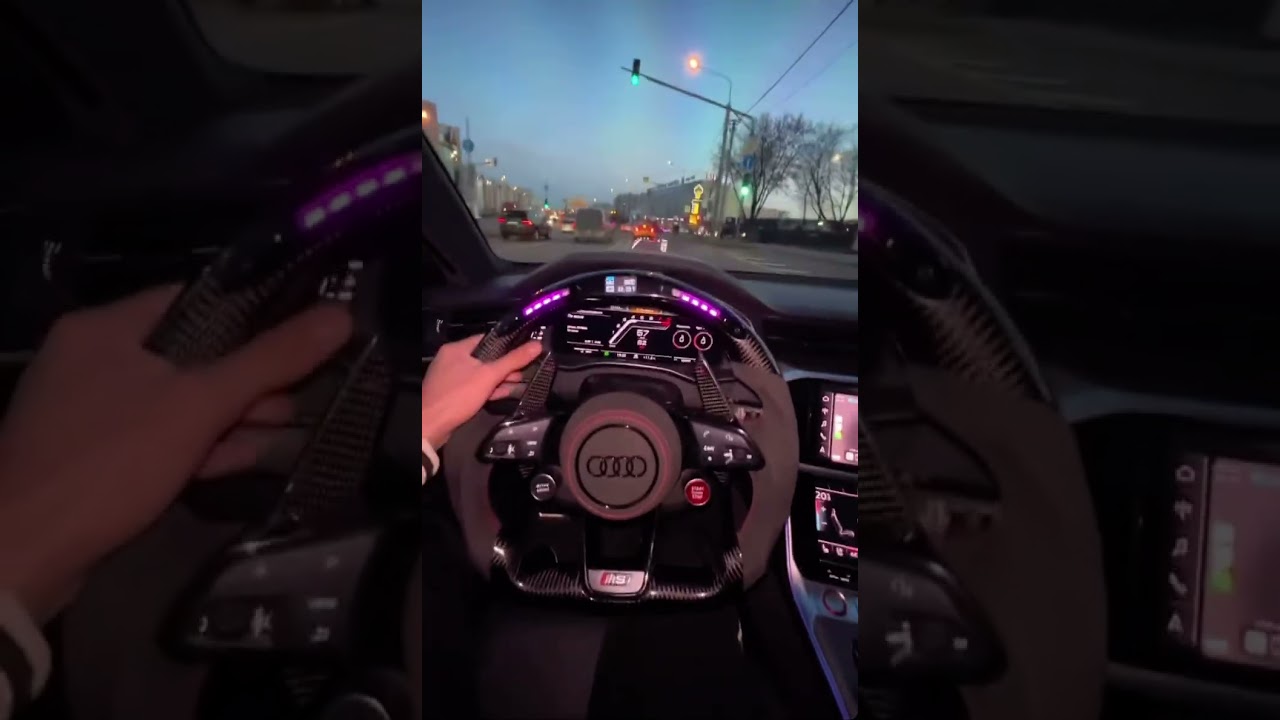 Audi rs7 2022 drive in road