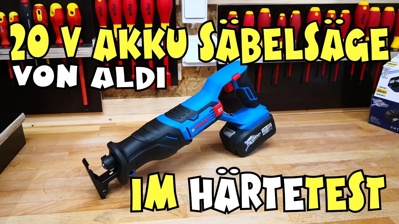 Was schafft die ALDI – Ferrex 20V Li-Ion Akku Säbelsäge