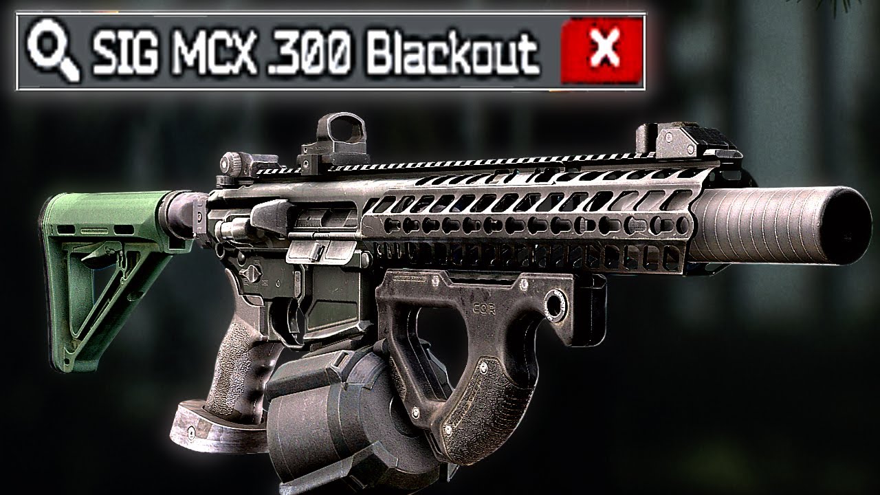 SIG MCX .300 Blackout to Streets (AP Ammo)