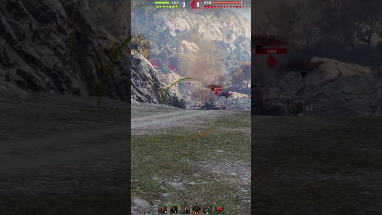 Precise shot into his ammo rack