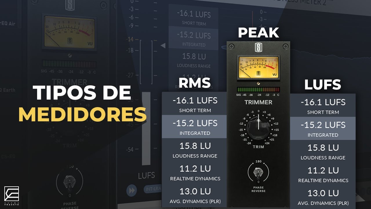 MEDIDORES PEAK, RMS y LUFS // El MAL USO que le das a los MEDIDORES