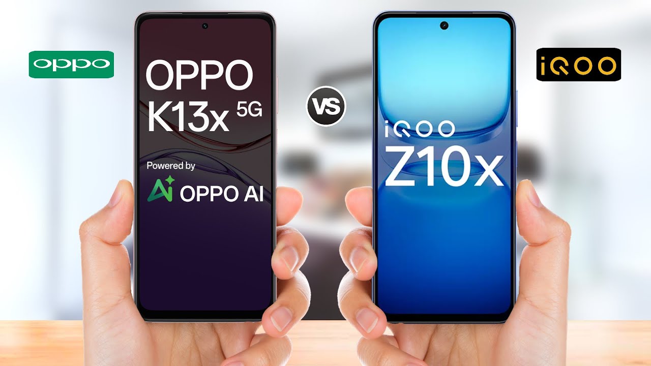 OPPO K13X 5G vs iQOO Z10X 5G || full Comparison