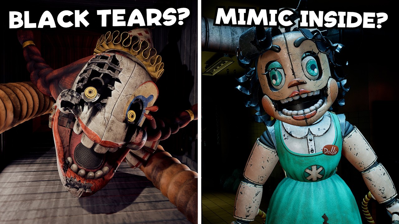 Analyzing FNAF: Secret of the Mimic Animatronics Up Close (Hidden Model Details) Part 1