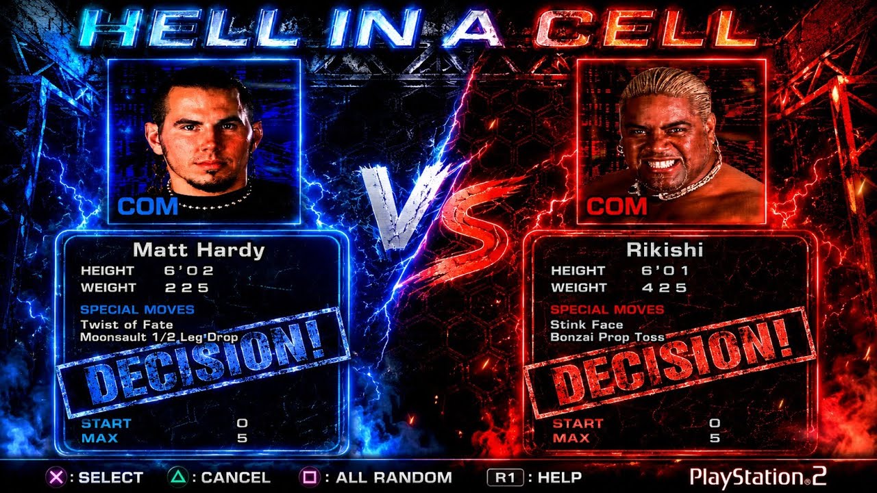 Matt Hardy VS Rikishi | WWF SmackDown Just Bring it!