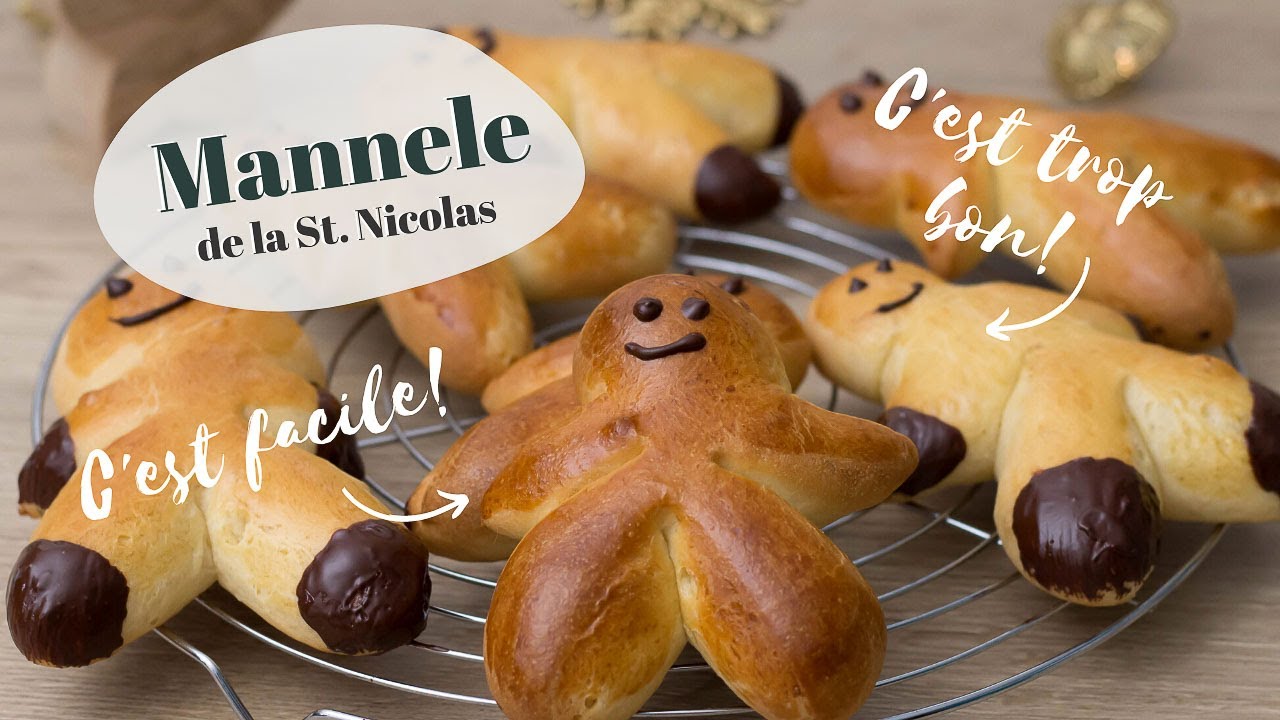 Mannele (bonhomme en brioche) -  Recette Alsacienne pour la St Nicolas
