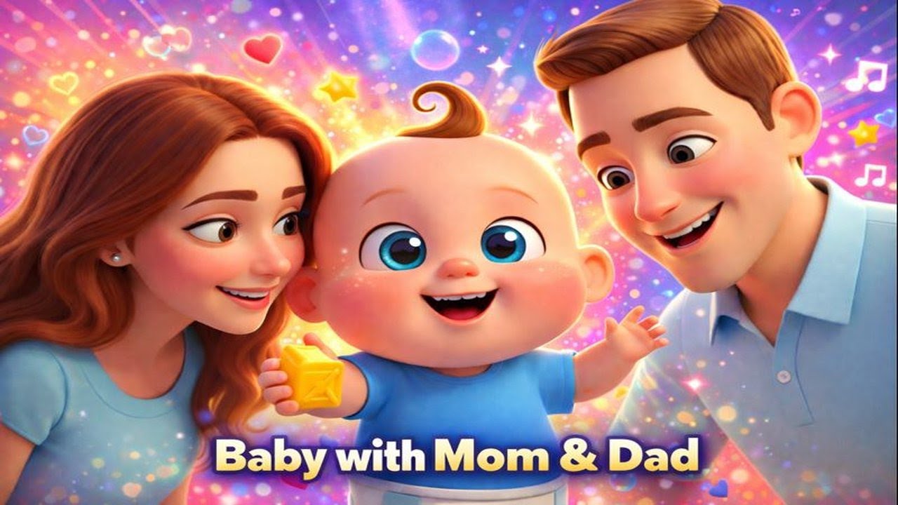 Baby Learns with Mom & Dad 👶👩‍🦰👨 | Fun Family Activities & Daily Routines