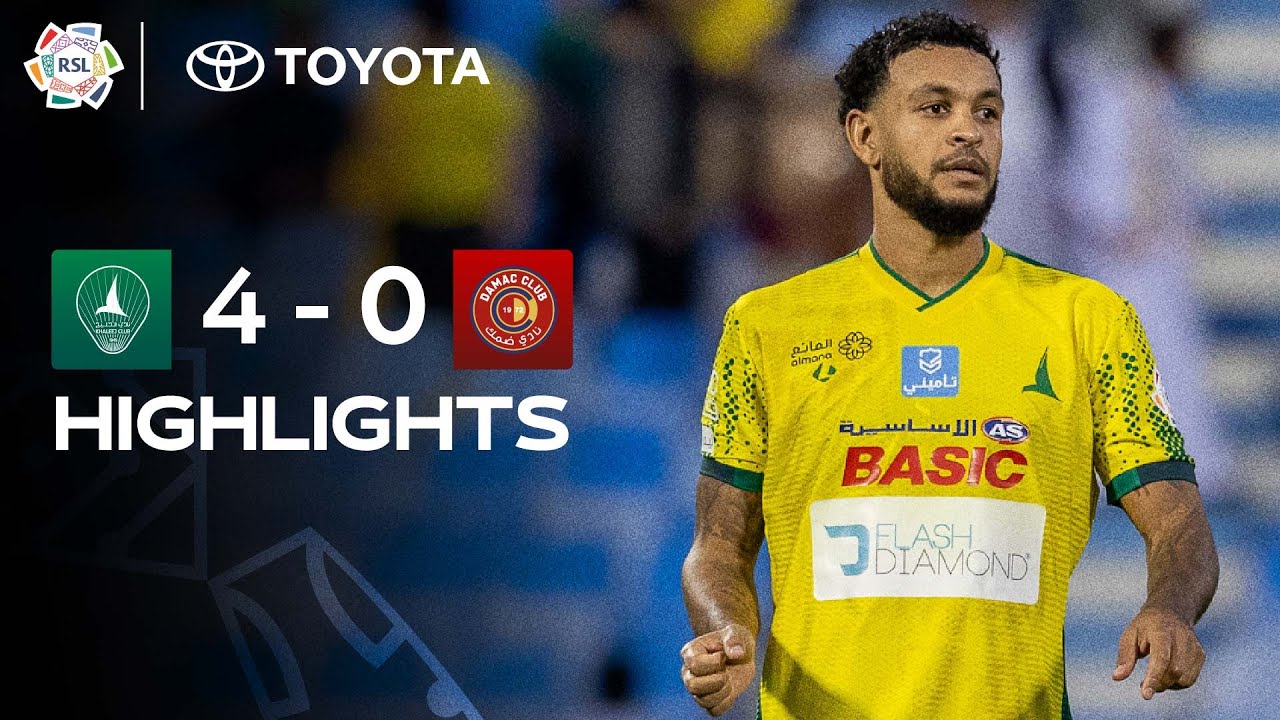 4-goal statement! 🔥 Al Khaleej cruise past Damac ⏱️ | Powered by Toyota