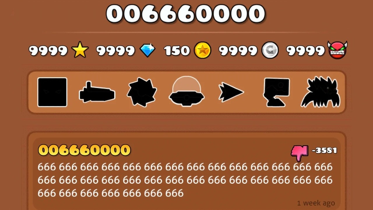 This is a real geometry dash account