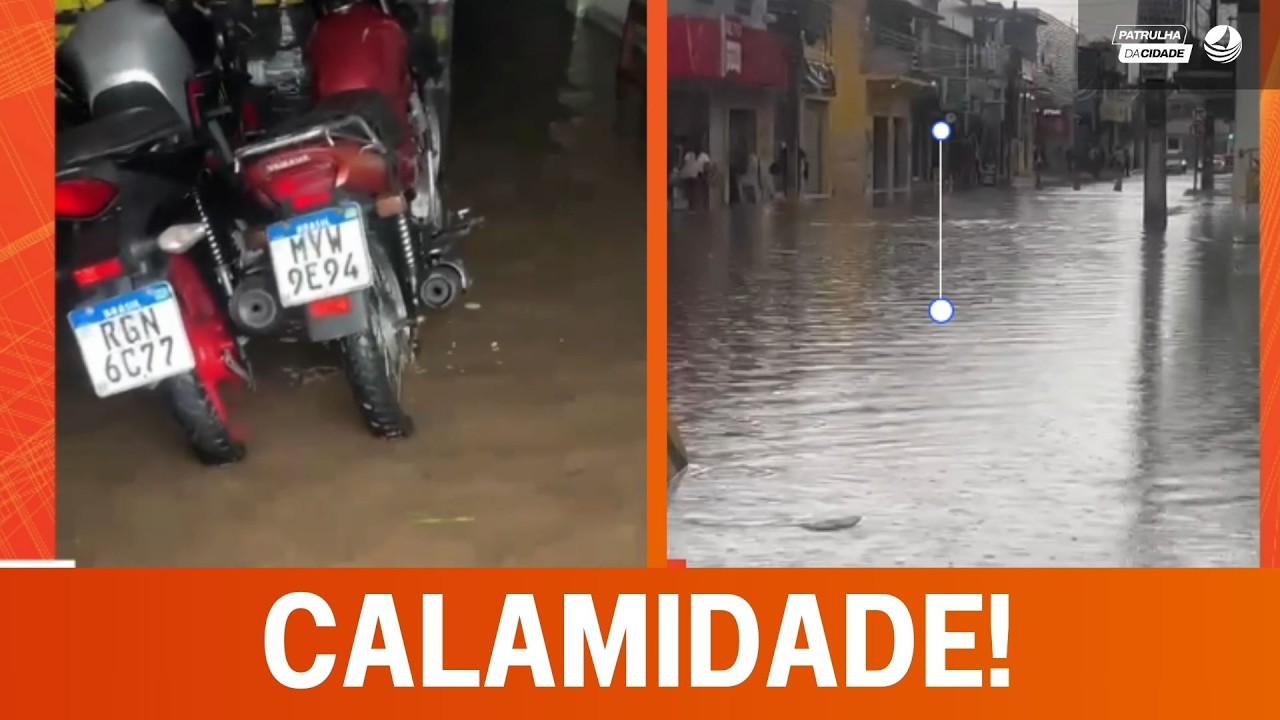 Macaíba sofre com as chuvas e alagamentos