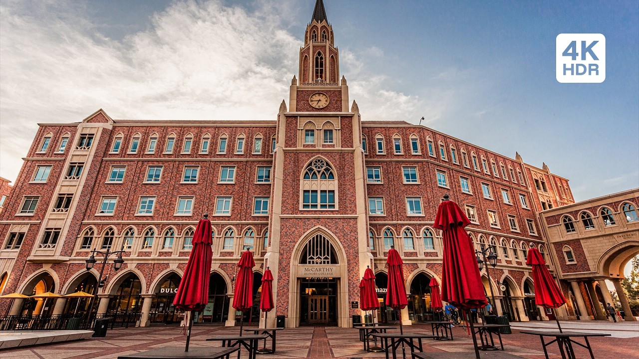 🇺🇸 USC Walking Tour · 4K HDR