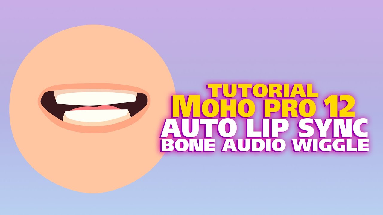 AUTO LIP SYNC | BONE AUDIO WIGGLE | MOHO PRO 12 😉
