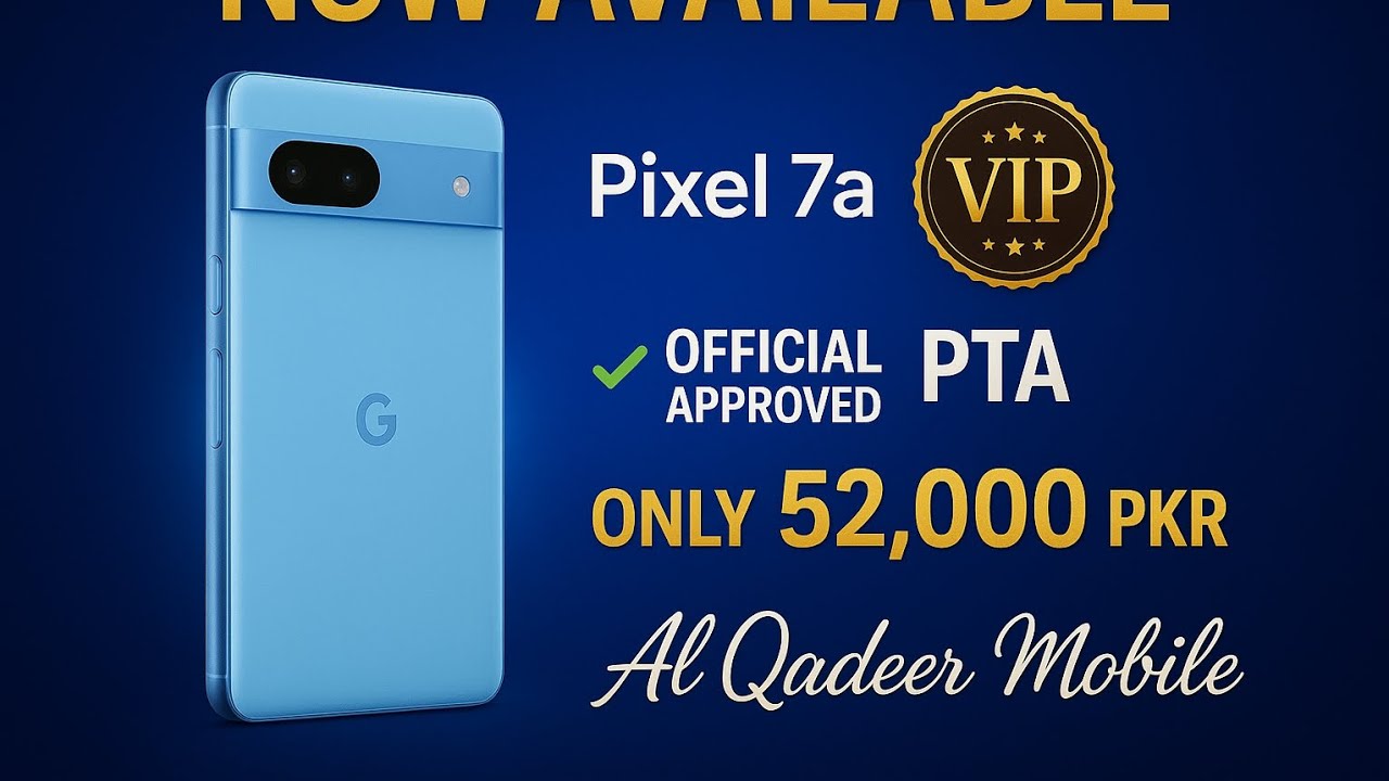 Google Pixel 7a Sky Blue | Now Available | Official PTA Approved | Only 52,000