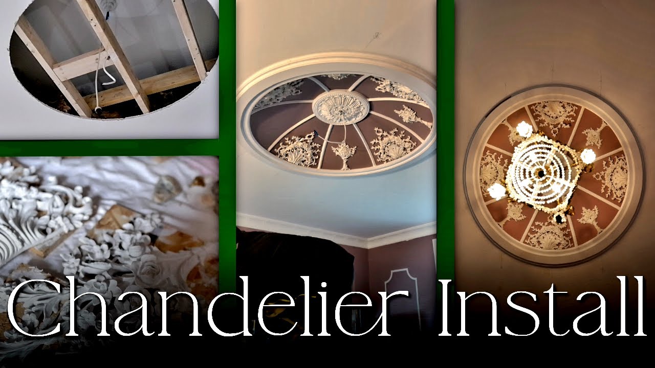We Installed a Grand Chandelier in our French Suite