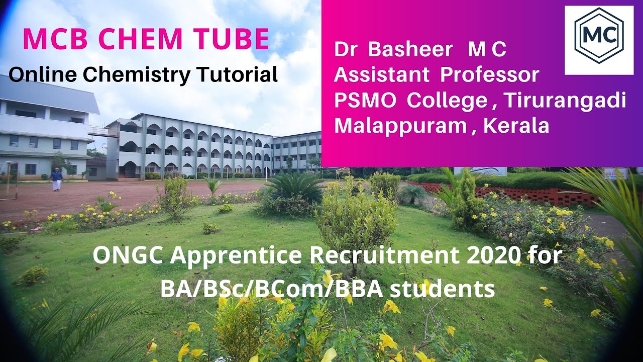 ONGC Apprentice Recruitment 2020 August for UG candidates (BA/BSc/BCom/BBA)