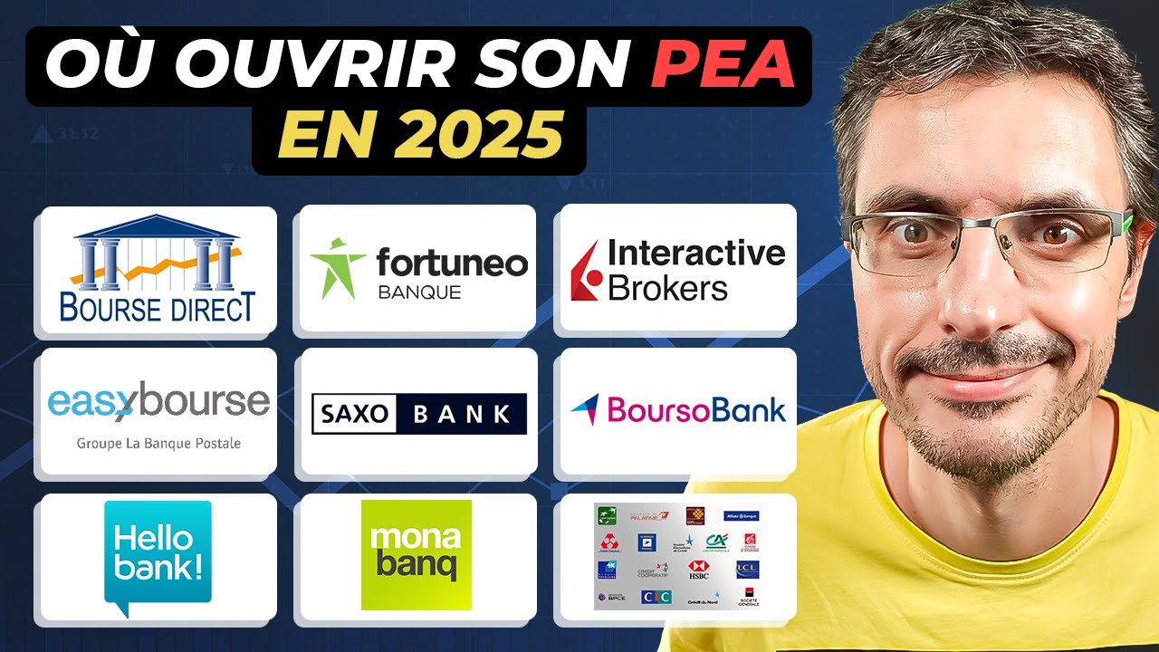OÙ OUVRIR SON PEA ? Quelle est la MEILLEURE banque/courtier ? Comparatif 2025 🔎