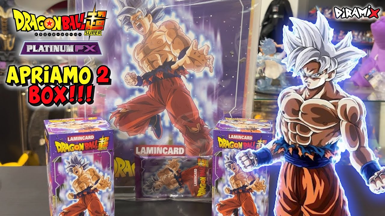 APRIAMO 2 BOX LAMINCARDS DRAGON BALL SUPER - PLATINUM FX 2024! 🐉 Diramix | Edicola