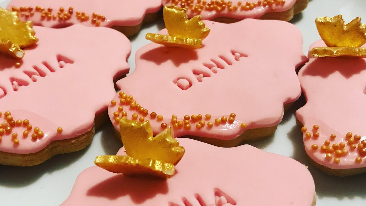 Comment décoré des biscuits sablés personnalisée facilement كيف تزيني حلوة صابلي الشخصية
