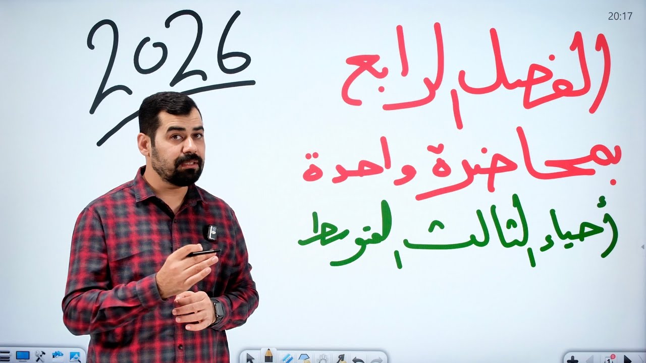 احياء الثالث المتوسط || الفصل الرابع || الجهاز الهضمي بمحاضرة واحدة 