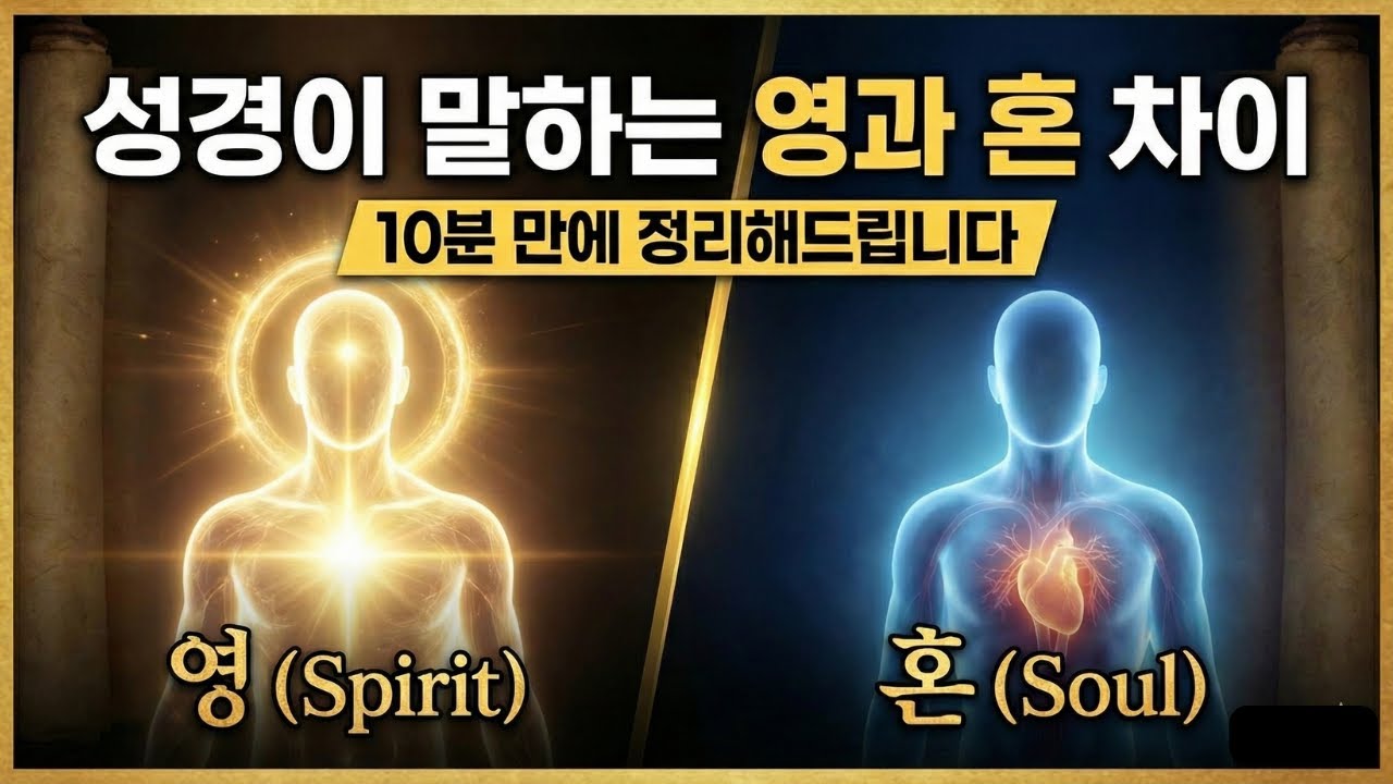 성경이 말하는 영, 혼, 몸의 비밀ㅣ영과 혼 구분 못하면, 신앙이 '감정놀이'가 됩니다