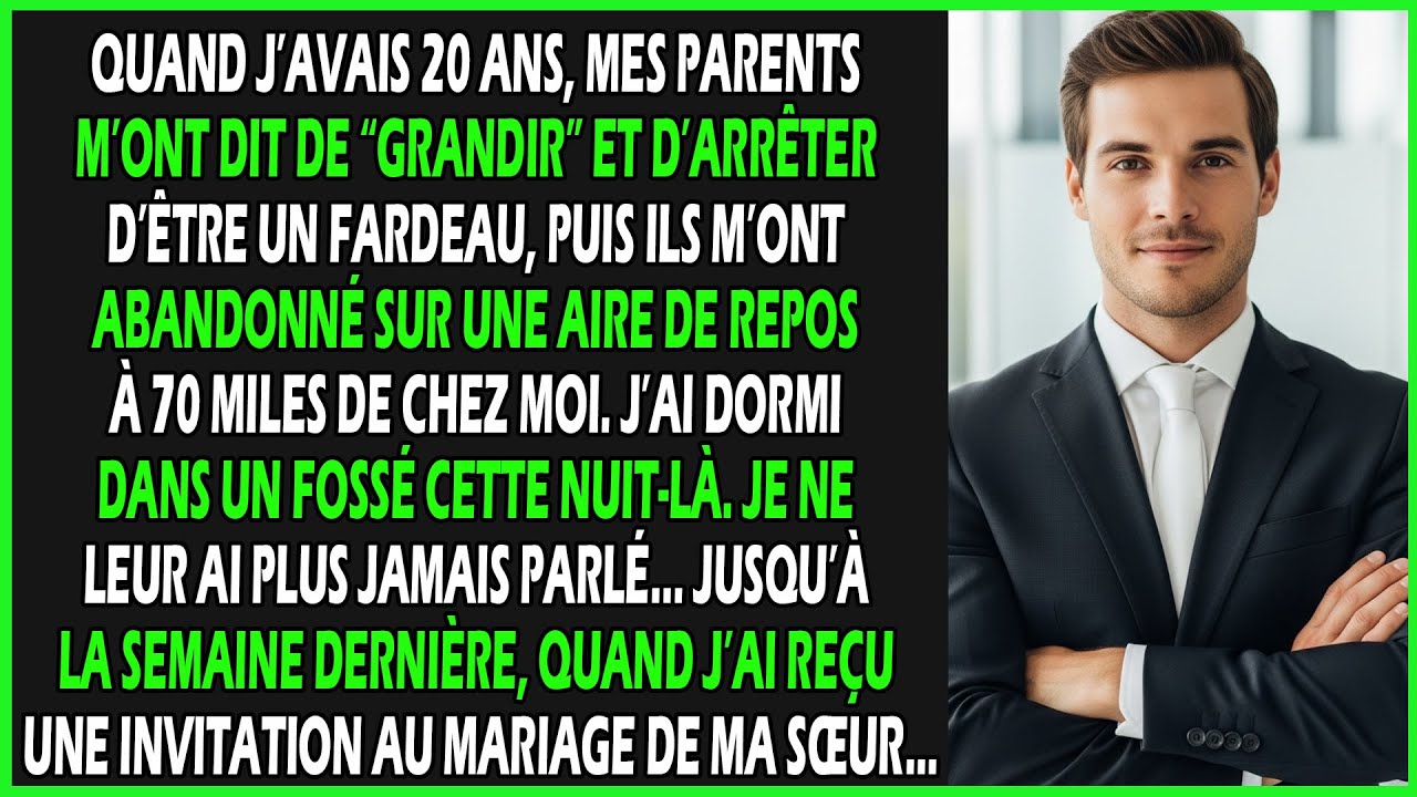 Quand j’avais 20 ans, mes parents m’ont dit de “grandir” et d’arrêter d’être un fardeau, puis...