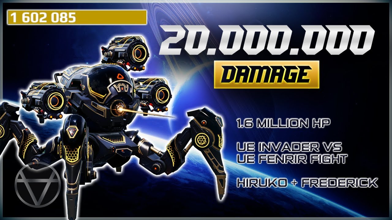 1.6 Million HP Invader is IMMORTAL – 20M Damage! | War Robots Gameplay