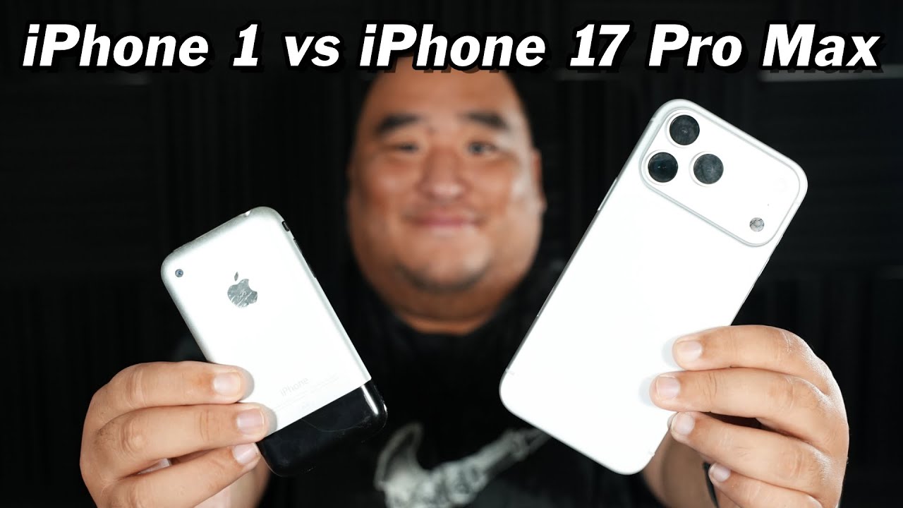 Первый iPhone против iPhone 17 Pro Max (сумасшедшее сравнение) | ASMR