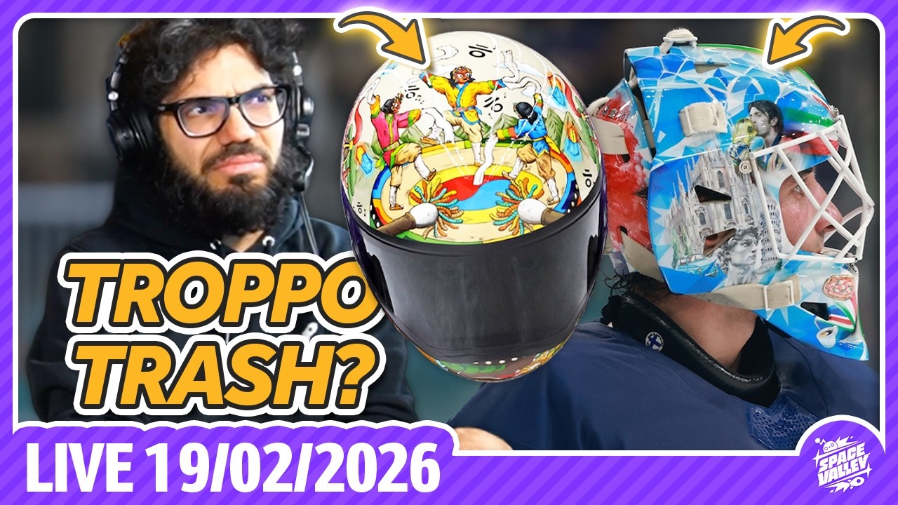 Votiamo i caschi delle Olimpiadi! - Space Valley Live del 19/02/26
