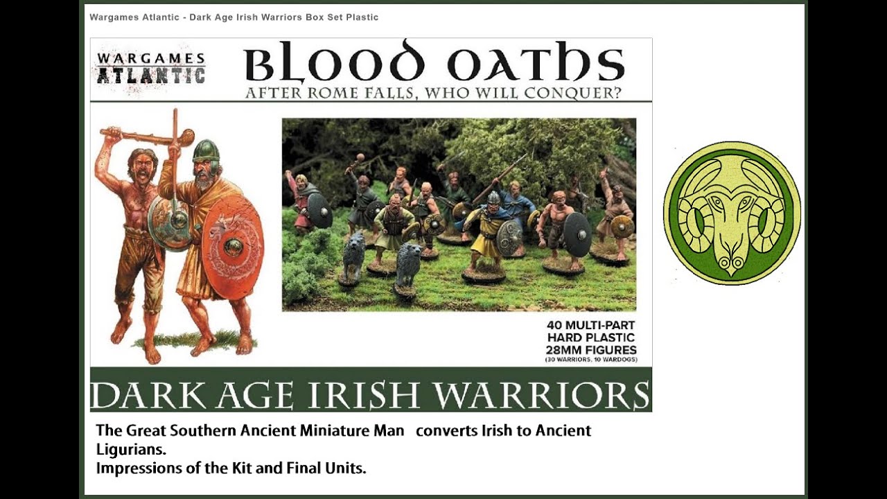 Ligurians  28mm ancient miniatures / Wargames Atlantic Dark Age Irish kit