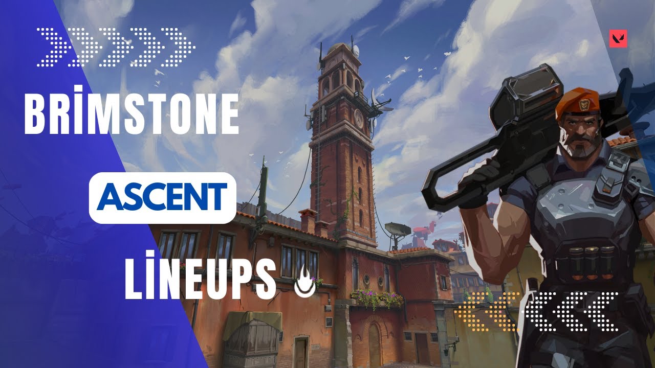 Effective Lineups for Brimstone Ascent Map | Valorant Tactics 🔥