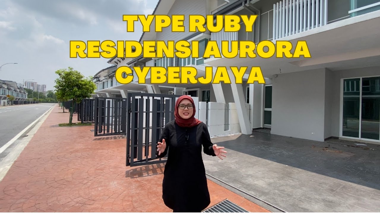 SHOW UNIT TYPE RUBY @ RESIDENSI AURORA CYBERJAYA | 2550 SQFT | 26' X 70' | INDIVIDUAL TITLE