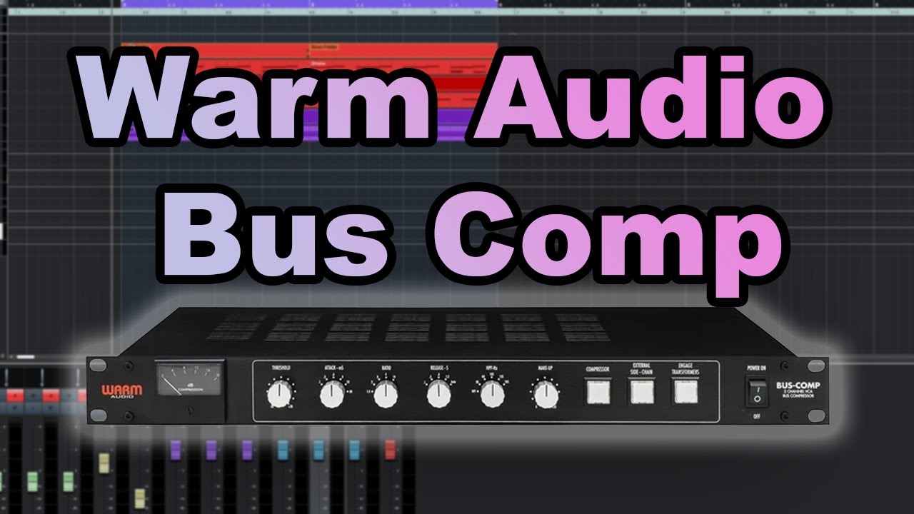 Warm Audio Bus Comp Demo (Synthwave/Electronic Drums)