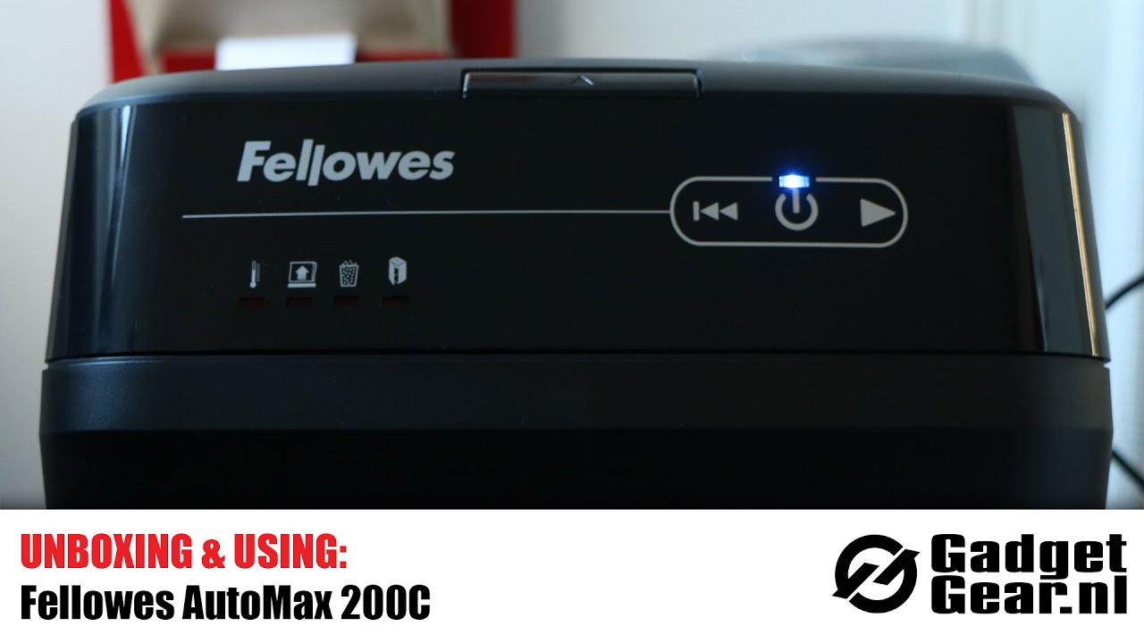 Unboxing & Using: Fellowes AutoMax 200C