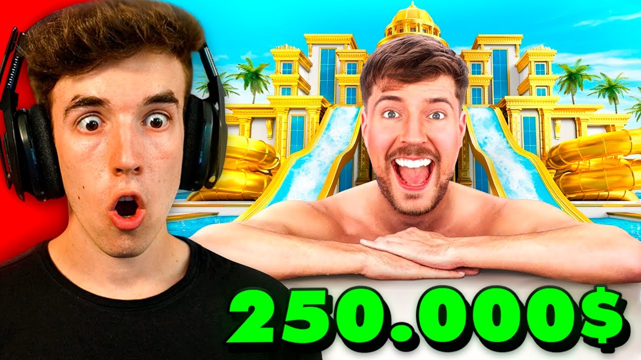 VACACIONES de 1$ vs VACACIONES de 250.000$ | REACCION a MRBEAST