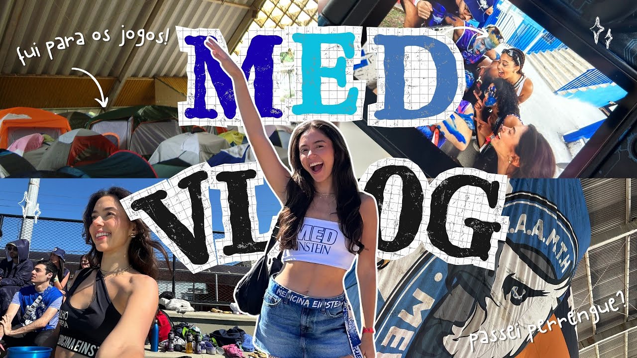MEDVLOG 55: Jogos universitários pela primeira vez! Dormi em barraca, passei perrengue? ganhamos?
