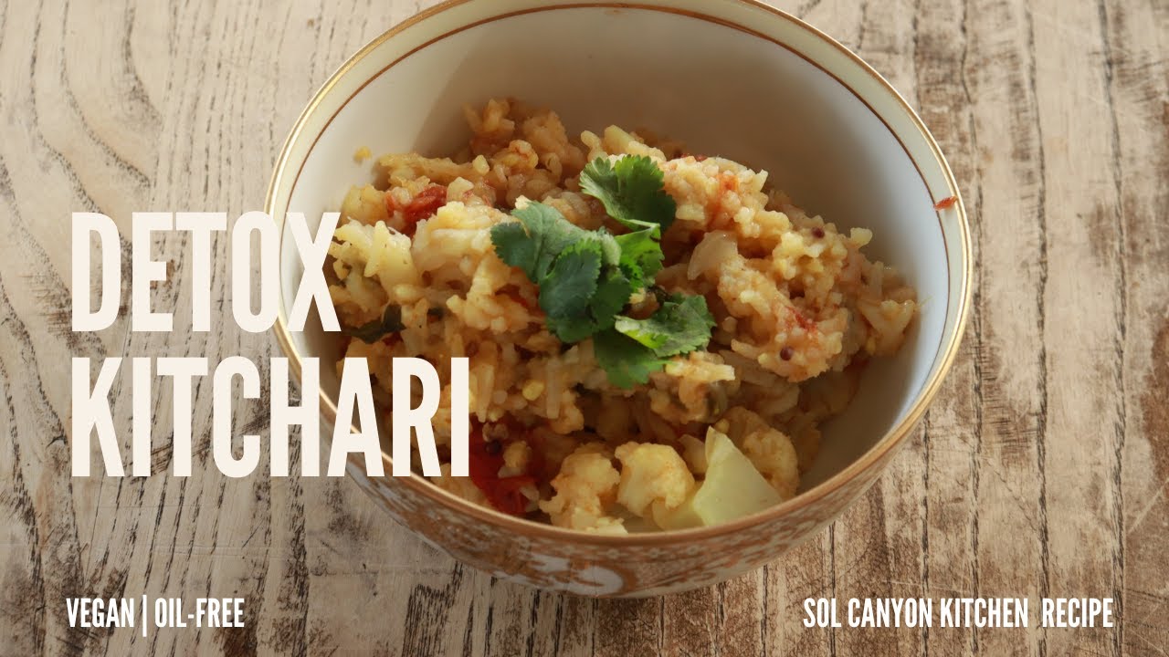 Ayurvedic Detox Kitchari | Oil-free | Vegan | Super Healthy!