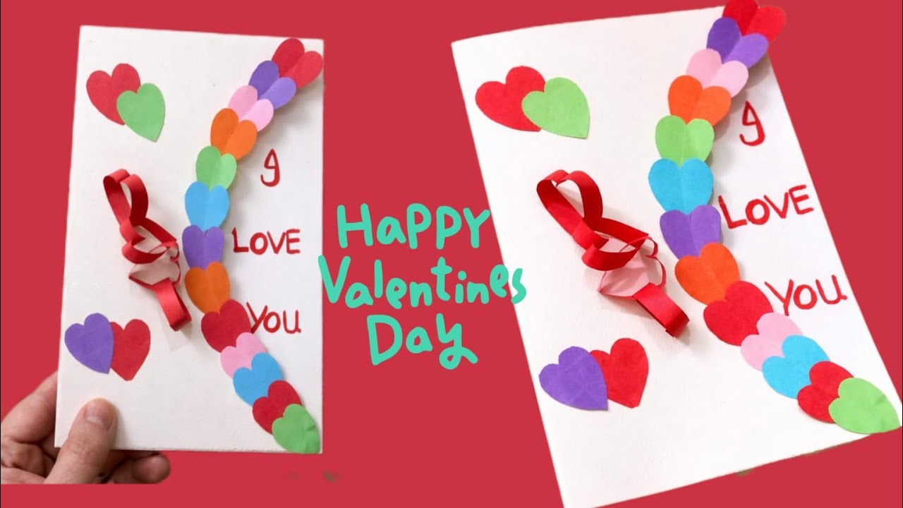 💕*DIY Happy Valentine's Day Card | Easy Handmade Love Card Tutorial*❤️