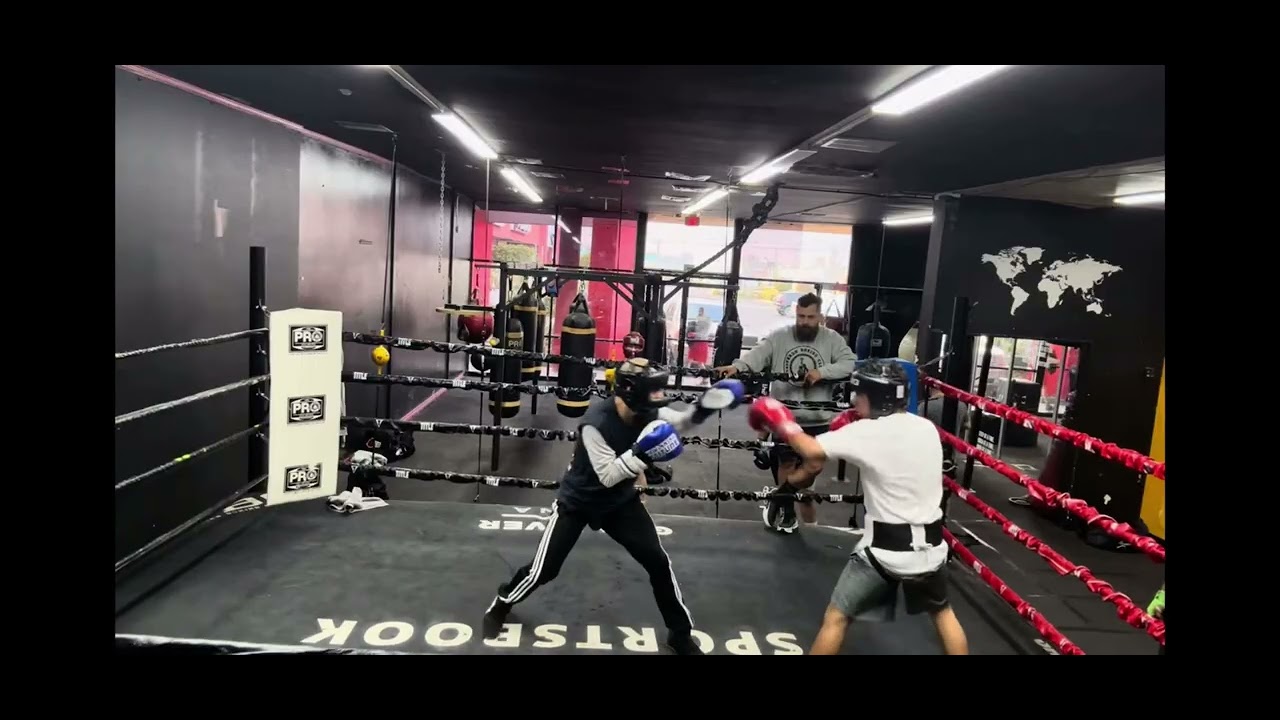 Sparring with Pandita the Future World Champion.